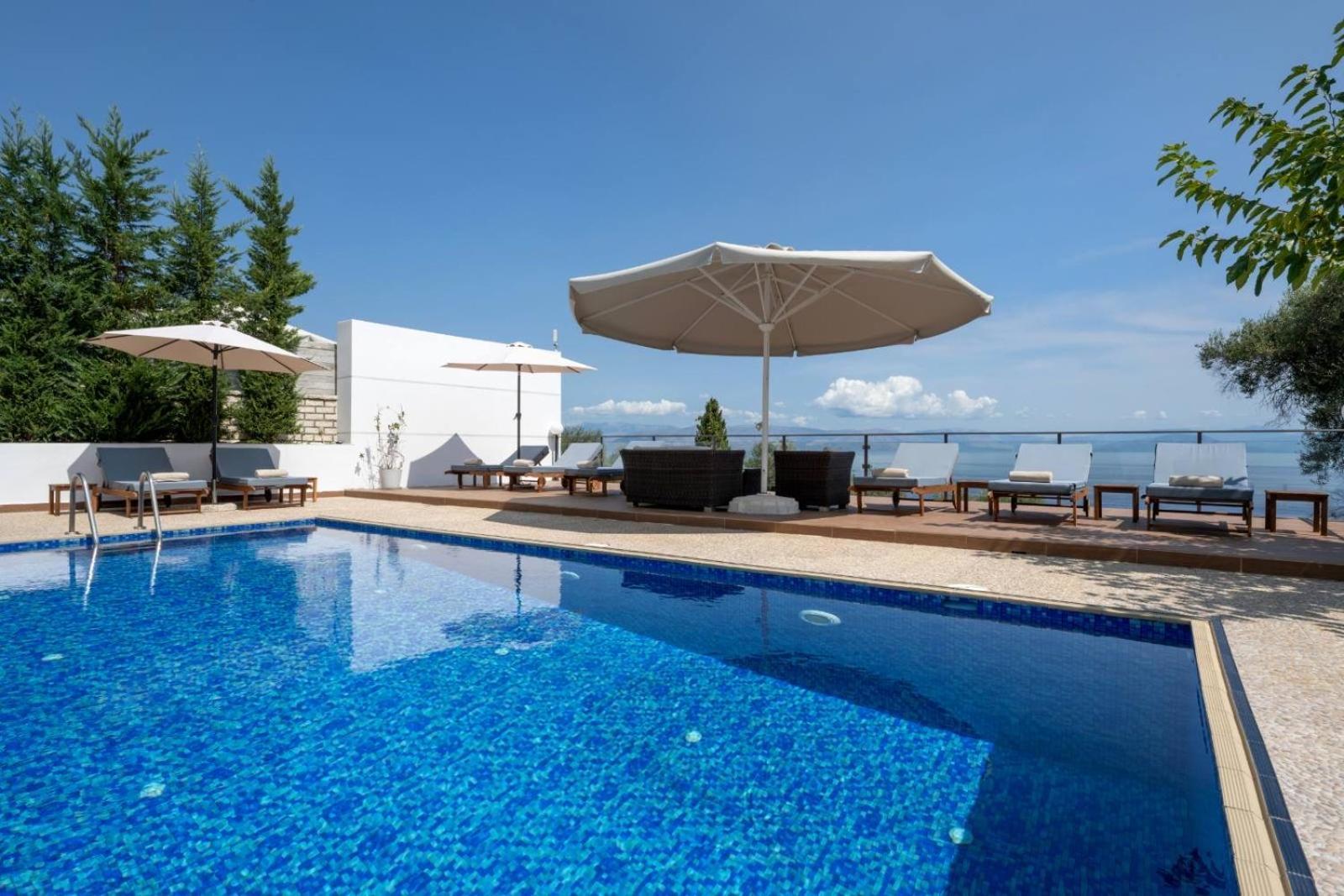 Luxury Villa Alexandros Corfu Перама Экстерьер фото